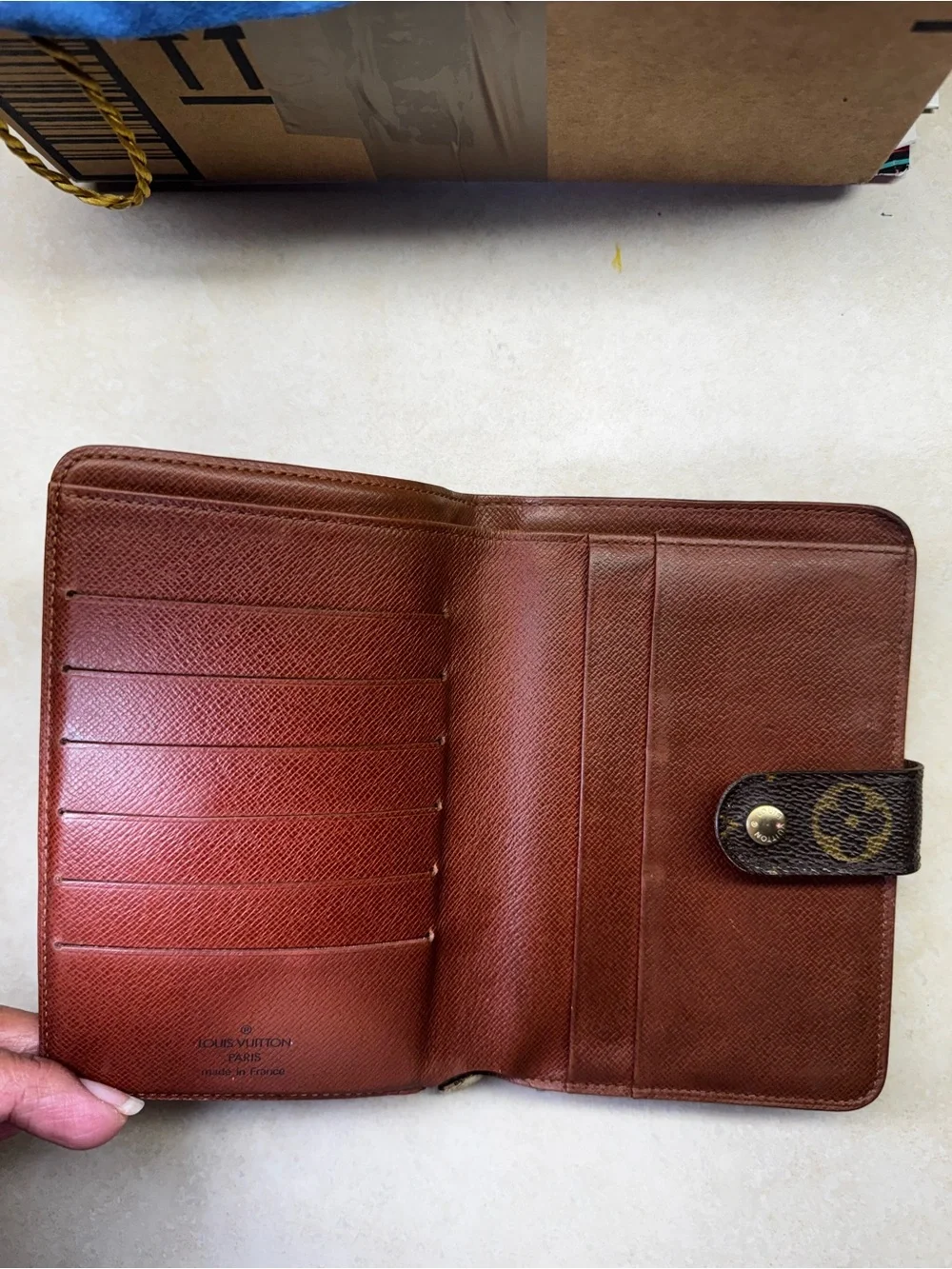 Louis Vuitton Forte Papier Monogram Canvas Zip Wallet Pre-loved